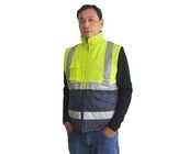300D van de het Zichtveiligheid van Oxford het Hoge Vest Comforable met Afneembare Kokers