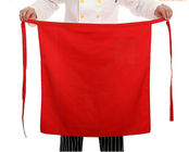 De witte/Zwarte/Rode Schort van de de Slijtage Gemakkelijke Schone Kokende Lange Taille van het Restaurantwerk